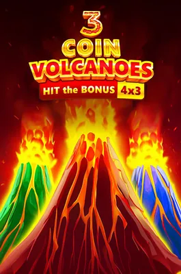 3 Coin Volcanoes tragamonedas explosiva BET444 COM